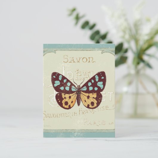  gevlekte vlinder briefkaart (Staand voorkant)