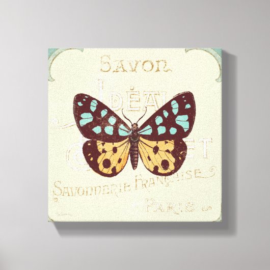  gevlekte vlinder canvas afdruk (Voorkant)