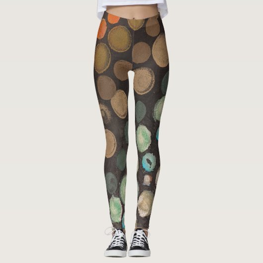 Gevlekte wilde Leggings (Voorkant)