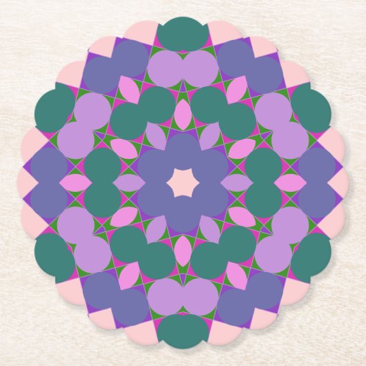 Gevlekte wintuig kartonnen onderzetters (Voorkant)