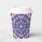 Gevlekte wintuig papieren bekers (Achterkant)