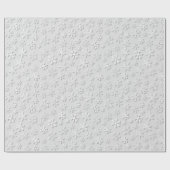 gevlekte witte sneeuwvlok Holiday Cadeaupapier (Vlak)