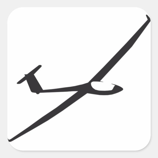 Gevlekte zweefsticker vierkante sticker (Voorkant)