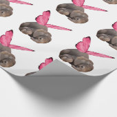 Gevleugeld Baby olifant inpakpapier (Hoek)