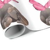 Gevleugeld Baby olifant inpakpapier (Rol Hoek)