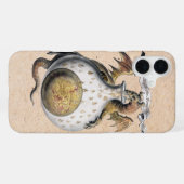 Gevleugeld Dragon Crucible iPhone Hoesje (Achterkant horizontaal)