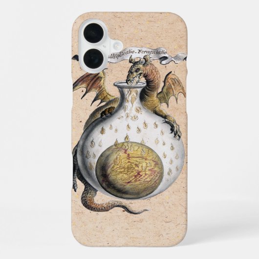 Gevleugeld Dragon Crucible iPhone Hoesje (Achterkant)