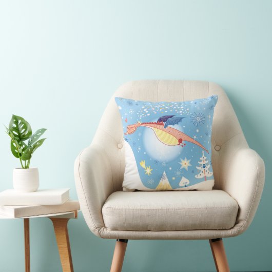 Gevleugeld Drakenkussen Kussen (Stoel)