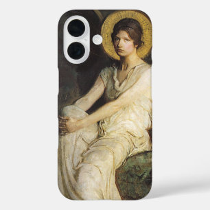 Gevleugeld figuur gezeten op een rots door Abbott  iPhone 16 Hoesje