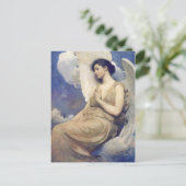 Gevleugeld figuur Mooie engel Feestdagenkaart (Staand voorkant)