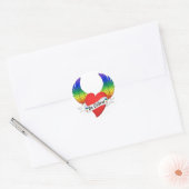 Gevleugeld hart DeColores Palanca Sticker (Envelop)