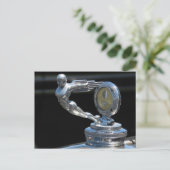 Gevleugeld Hood Ornament Postcrossing Briefkaart (Staand voorkant)