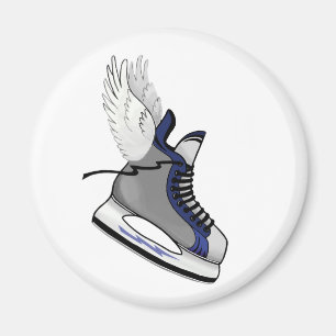 gevleugeld schaats magneet