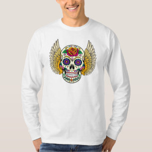 Gevleugeld Snoepjes schedel T-shirt