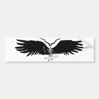 gevleugelde baphomet bumpersticker