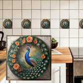 gevleugelde bloei tegeltje