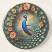 gevleugelde bloei zandsteen onderzetter (Voorkant)