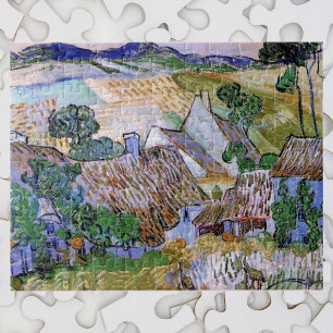 Gevleugelde Dak Cottage door Hill door Vincent van Legpuzzel