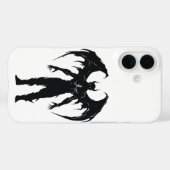 Gevleugelde Duivel Silhouet Case-Mate iPhone Case (Achterkant (horizontaal))