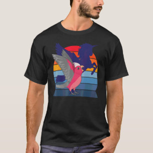 Gevleugelde Eenhoorn I Schreeuwende Roze Borst Gal T-shirt