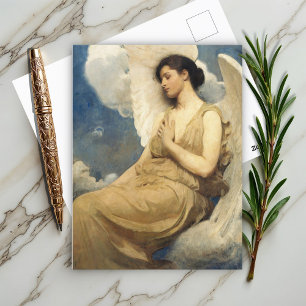 Gevleugelde figuur van Abbott Handerson Thayer Ang Briefkaart