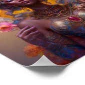 Gevleugelde Godin Fantasy Art Poster (Hoek)