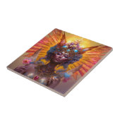 Gevleugelde Godin Fantasy Art Tegeltje (Zijkant)