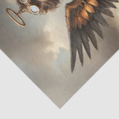 gevleugelde Guardian Woman Decoupage Tissuepapier (Detail)