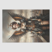 gevleugelde Guardian Woman Decoupage Tissuepapier (Voorkant)
