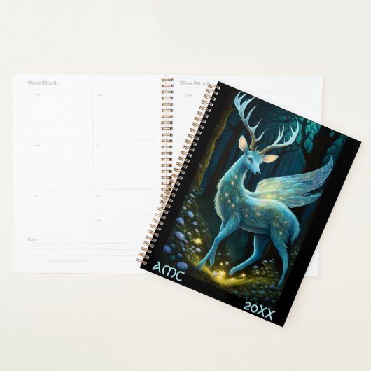 gevleugelde hertenfantasie planner (Display)