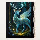 gevleugelde hertenfantasie planner (Achterkant)