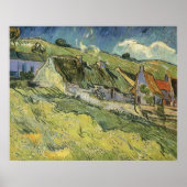 Gevleugelde Huisjes van Vincent van Gogh Poster (Voorkant)
