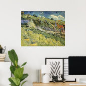 Gevleugelde Huisjes van Vincent van Gogh Poster (Thuiskantoor)