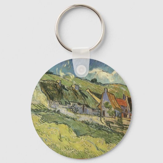 Gevleugelde Huizen van Vincent van Gogh Sleutelhanger (Voorkant)