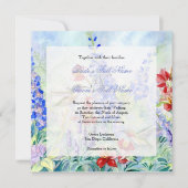 Gevleugelde juwelen kolibries - bruiloft uitnodigi kaart (Voorkant)