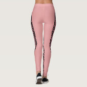 Gevleugelde kant AI art Leggings (Achterkant)
