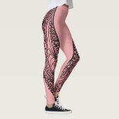 Gevleugelde kant AI art Leggings (Rechts)