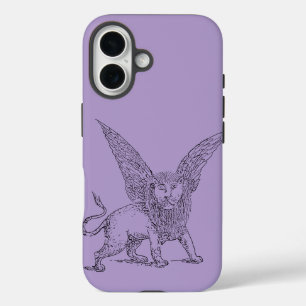 Gevleugelde leeuw symbool van Sint Marcus iPhone 16 Hoesje