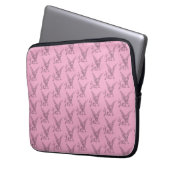 Gevleugelde leeuw symbool van Sint Marcus Laptop Sleeve (Voorkant Links)