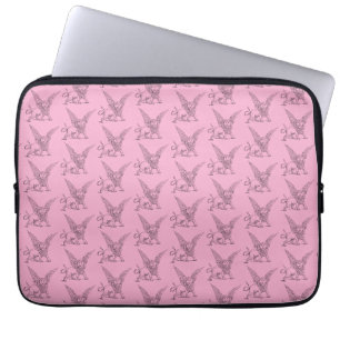 Gevleugelde leeuw symbool van Sint Marcus Laptop Sleeve
