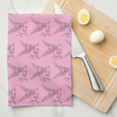 Gevleugelde leeuw symbool van Sint Marcus Theedoek (Quarter Fold)