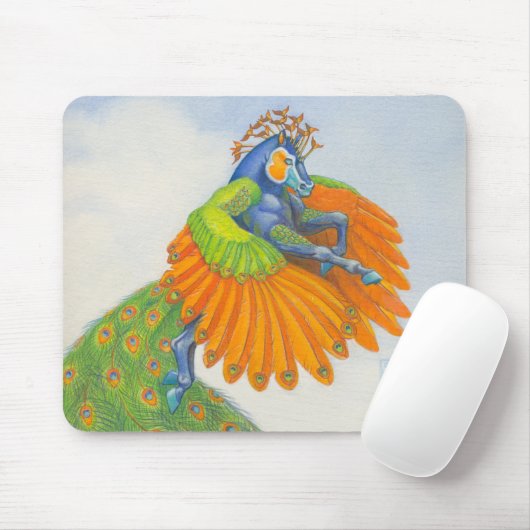 Gevleugelde Pegasus Muismat (Met muis)