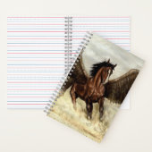 Gevleugelde Pegasus Notitieboek (Binnen)
