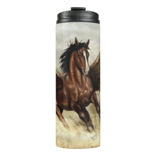 Gevleugelde Pegasus   Thermosbeker (Voorkant)