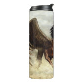 Gevleugelde Pegasus   Thermosbeker (Gedraaid links)