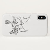 Gevleugelde Raptor / Tribal Case-Mate iPhone Case (Achterkant (horizontaal))