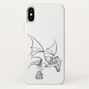 Gevleugelde Raptor / Tribal iPhone X Hoesje