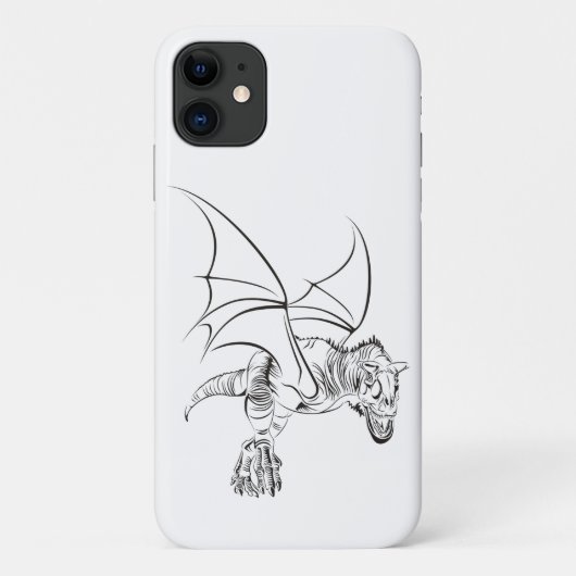 Gevleugelde Raptor / Tribal Case-Mate iPhone Case (Achterkant)