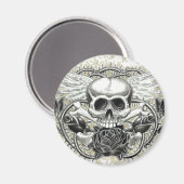 Gevleugelde schedelmagneet magneet (Voorkant / Achterkant)