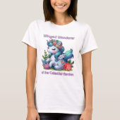 Gevleugelde Wanderer van de Hemelse Tuin T-shirt (Voorkant)